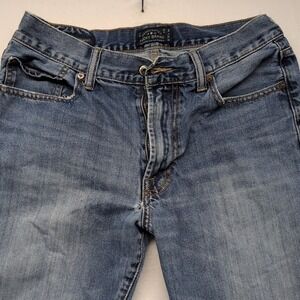 Lucky Brand 181 Relaxed Straight Jeans Mens 32x34 Blue Med Wash Denim Casual